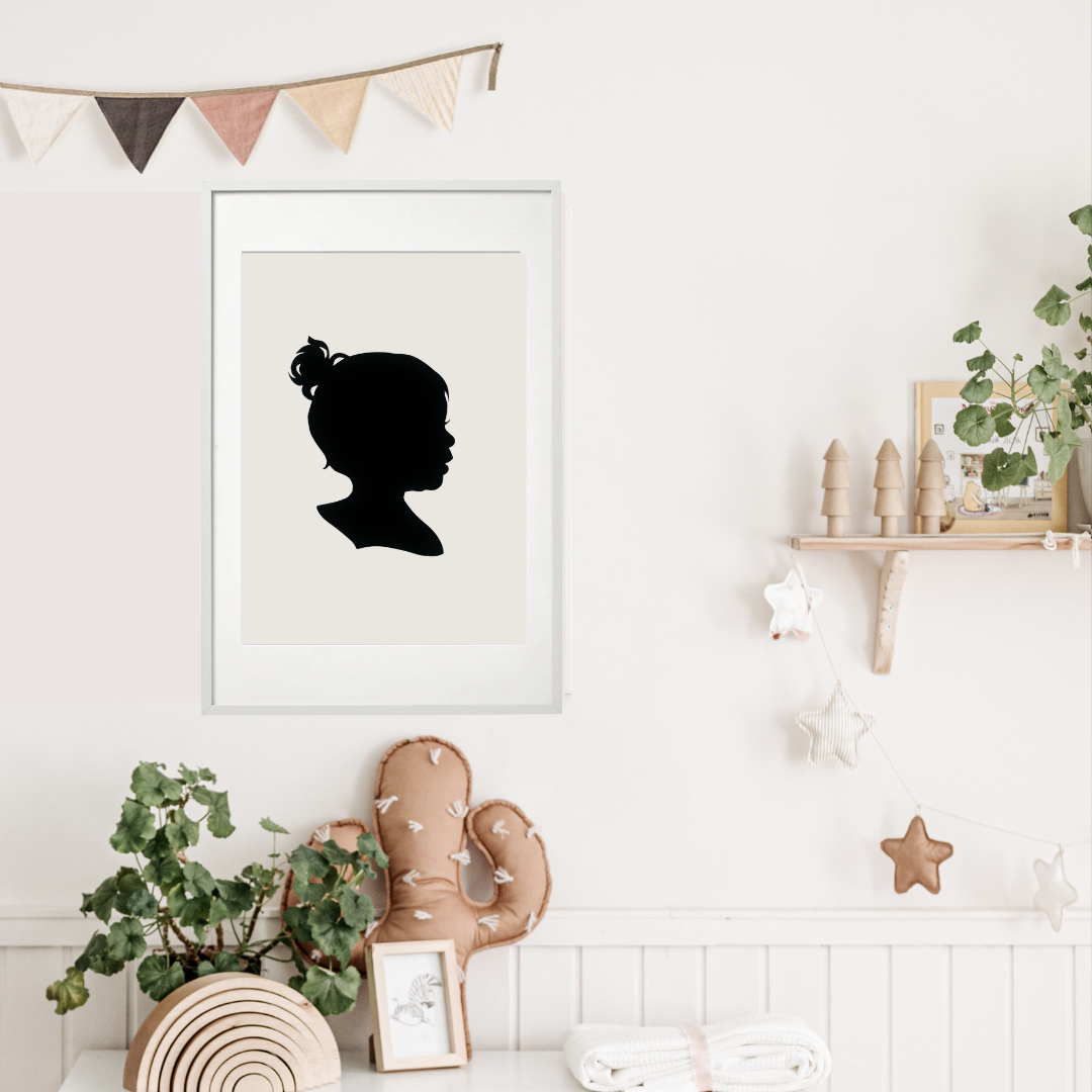 Cherished Moments in Time: Hand-Drawn Silhouette Portraits