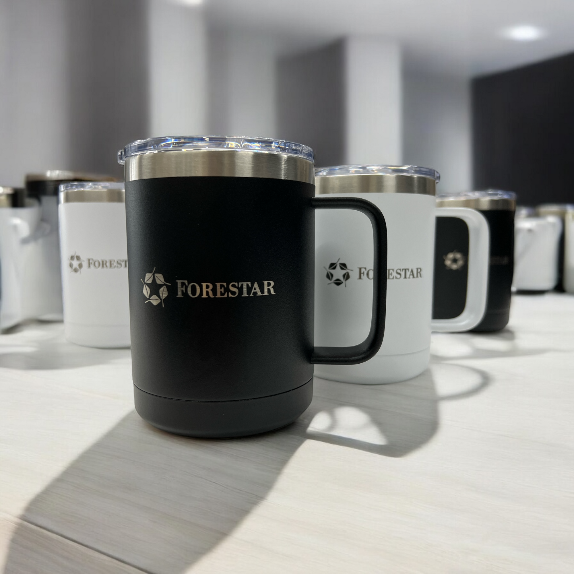 Custom Polar Camel 15 oz Vacuum Insulated Mug with Slider Lid – Personalized Stainless Steel Coffee Mug | Laser Engraved Gift by HP Design