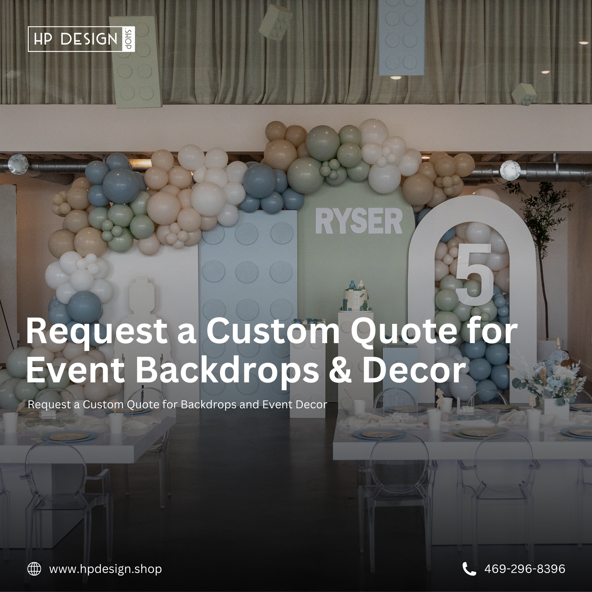 Event Backdrops and Decor Custom Order Inquiry Form