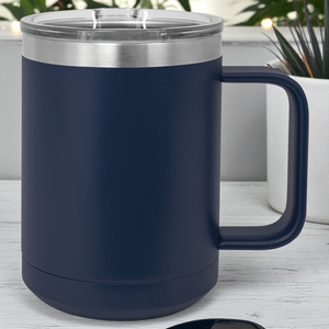 Custom Polar Camel 15 oz Vacuum Insulated Mug with Slider Lid – Personalized Stainless Steel Coffee Mug | Laser Engraved Gift by HP Design