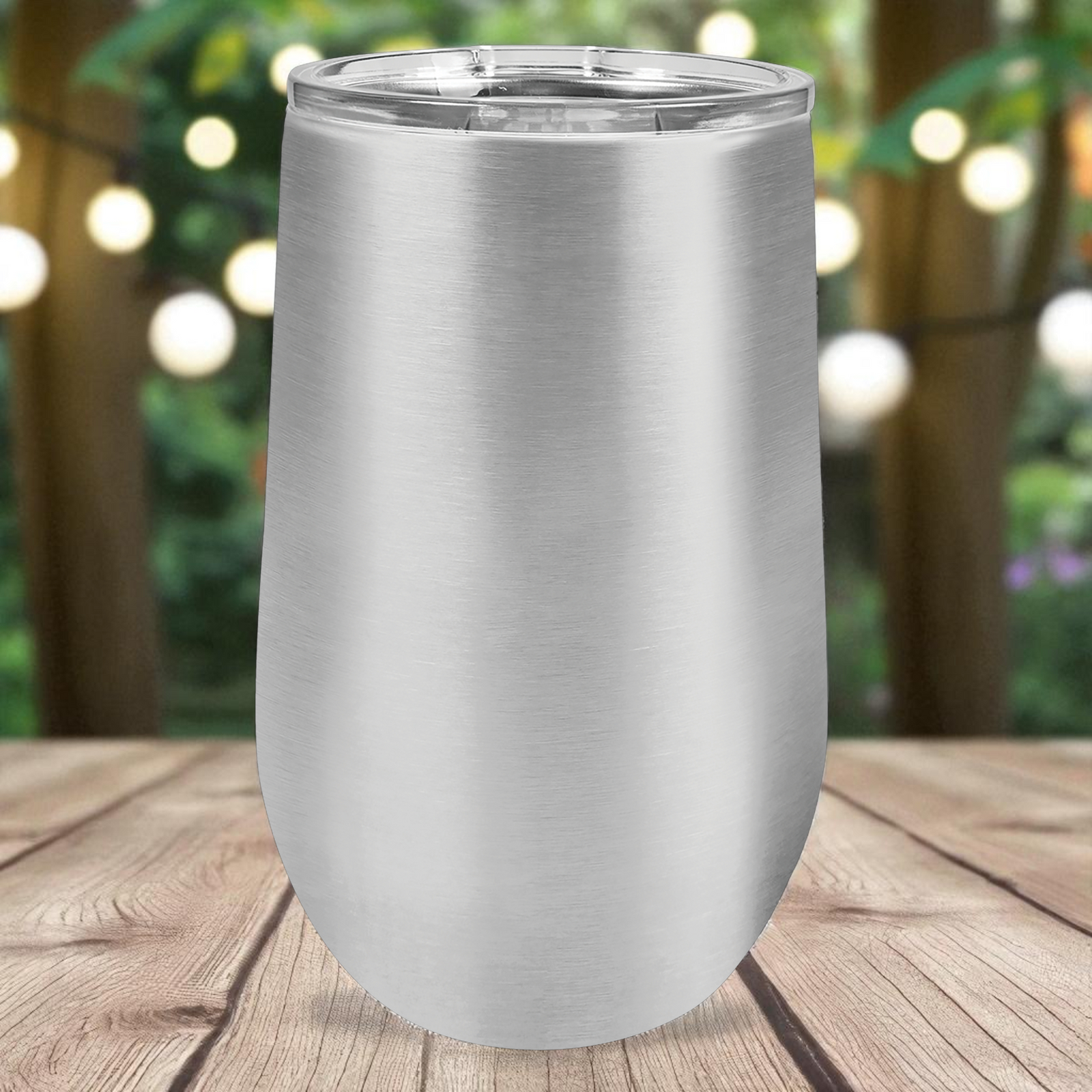 Custom Polar Camel 12 oz & 16 oz Stemless Tumblers with Lid – Personalized Stainless Steel Wine Tumblers | Laser Engraved Gifts by HP Design