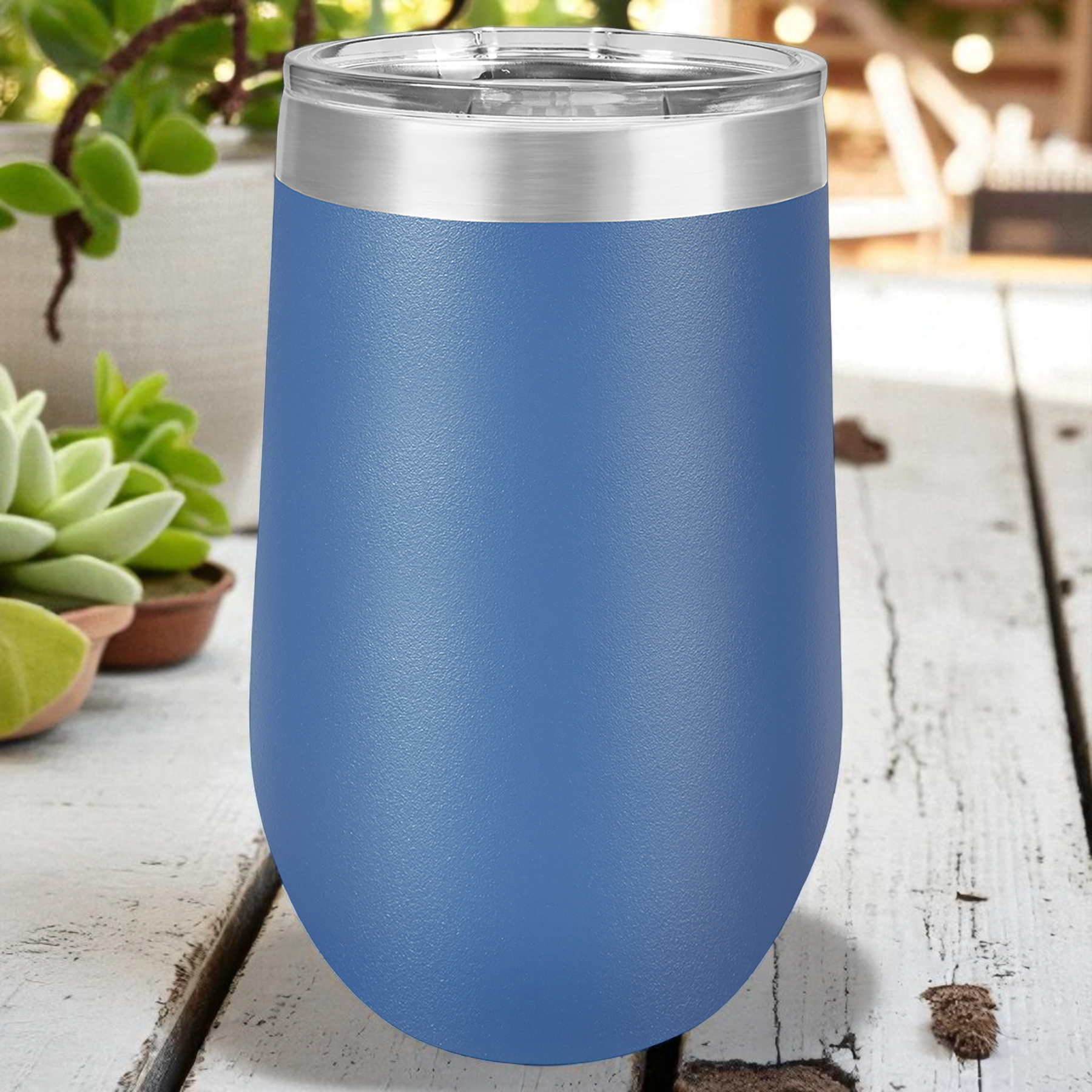 Custom Polar Camel 12 oz & 16 oz Stemless Tumblers with Lid – Personalized Stainless Steel Wine Tumblers | Laser Engraved Gifts by HP Design