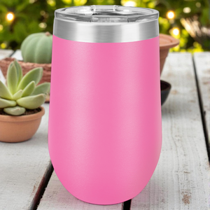 Custom Polar Camel 12 oz & 16 oz Stemless Tumblers with Lid – Personalized Stainless Steel Wine Tumblers | Laser Engraved Gifts by HP Design