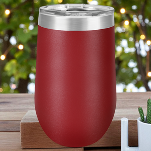 Custom Polar Camel 12 oz & 16 oz Stemless Tumblers with Lid – Personalized Stainless Steel Wine Tumblers | Laser Engraved Gifts by HP Design