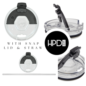 Custom Polar Camel 40 oz. Travel Mug with Handle & Straw – Personalized Stainless Steel Insulated Tumbler