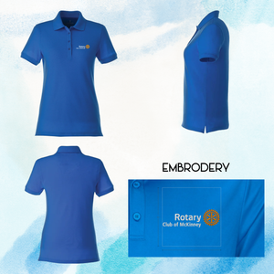Rotary Women’s Belmont Short Sleeve Polo – Custom Embroidered