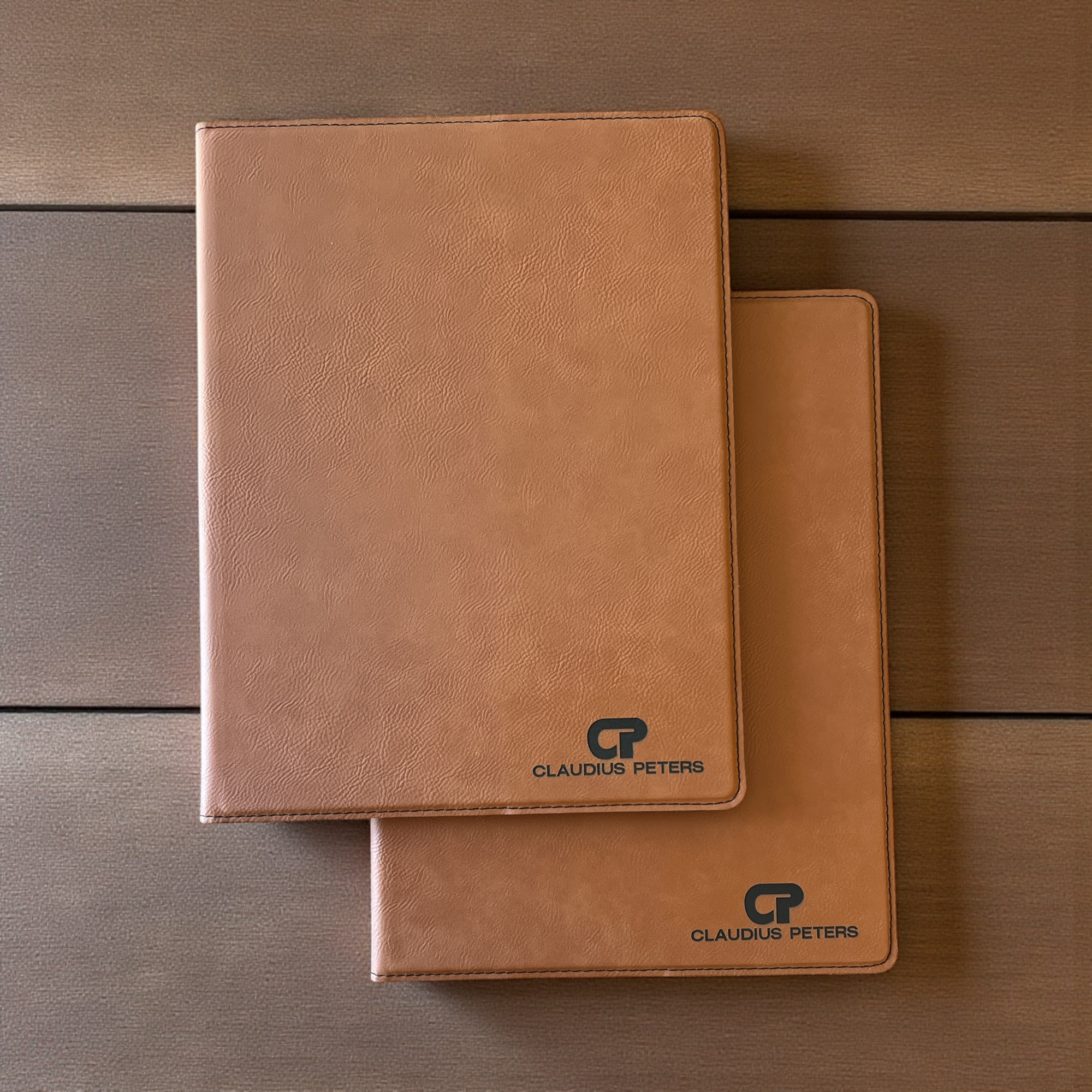 Custom Leatherette Portfolio with Notepad – Personalized 9.5" x 12" Executive Padfolio in Multiple Colors | HP Design