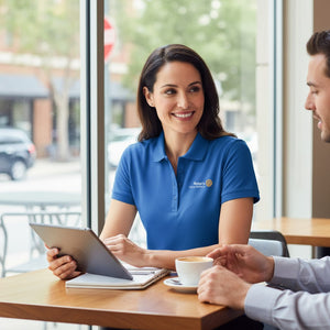 Rotary Women’s Belmont Short Sleeve Polo – Custom Embroidered