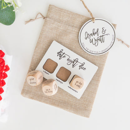 Personalized Date Night Dice