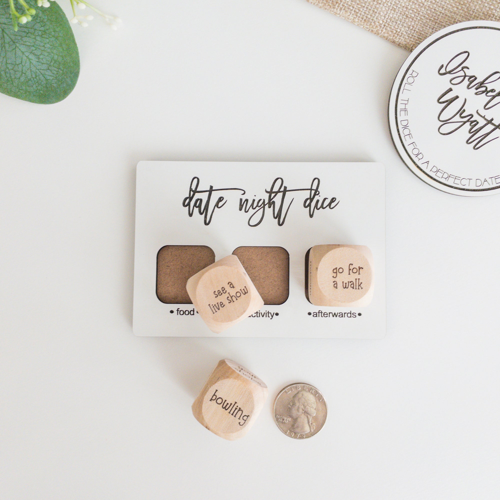 Personalized Date Night Dice