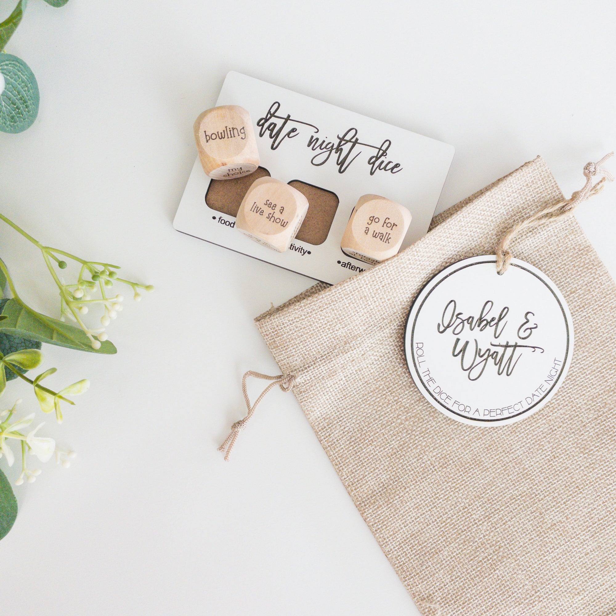 Personalized Date Night Dice