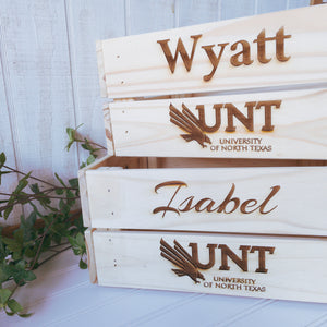 Personalized Graduation Crates