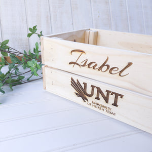 Personalized Graduation Crates