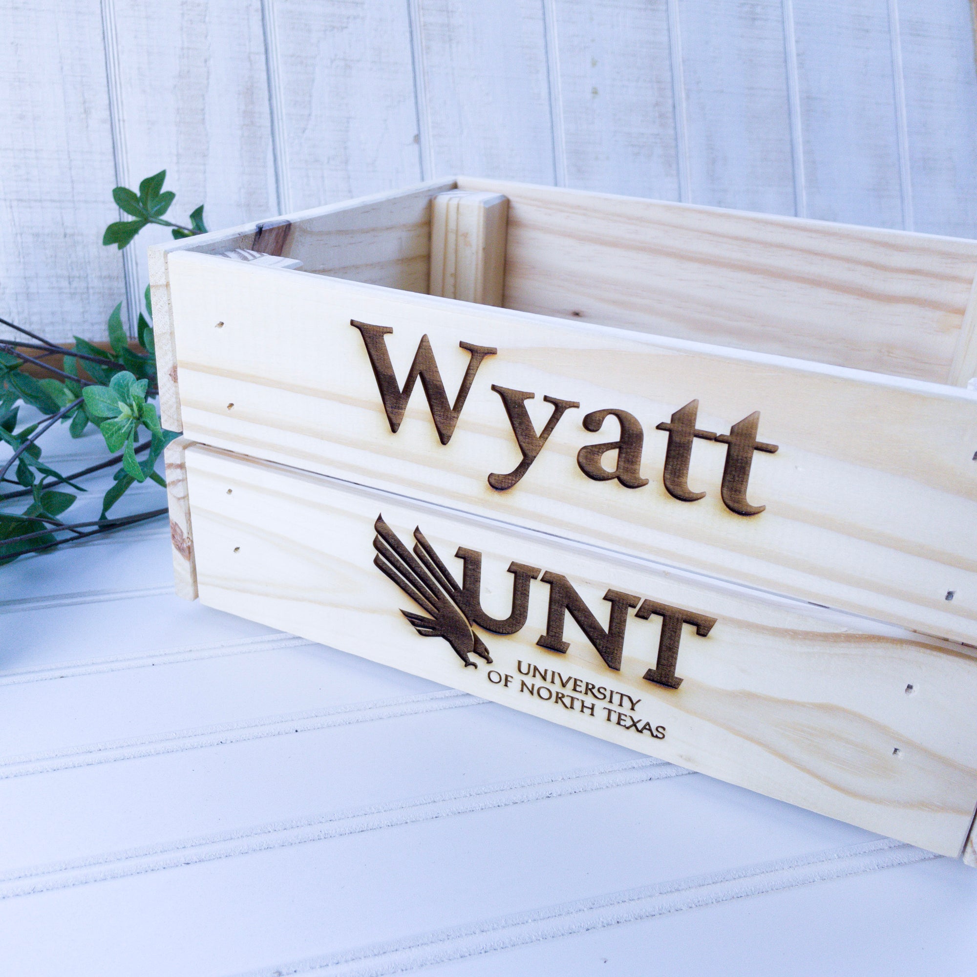 Personalized Graduation Crates