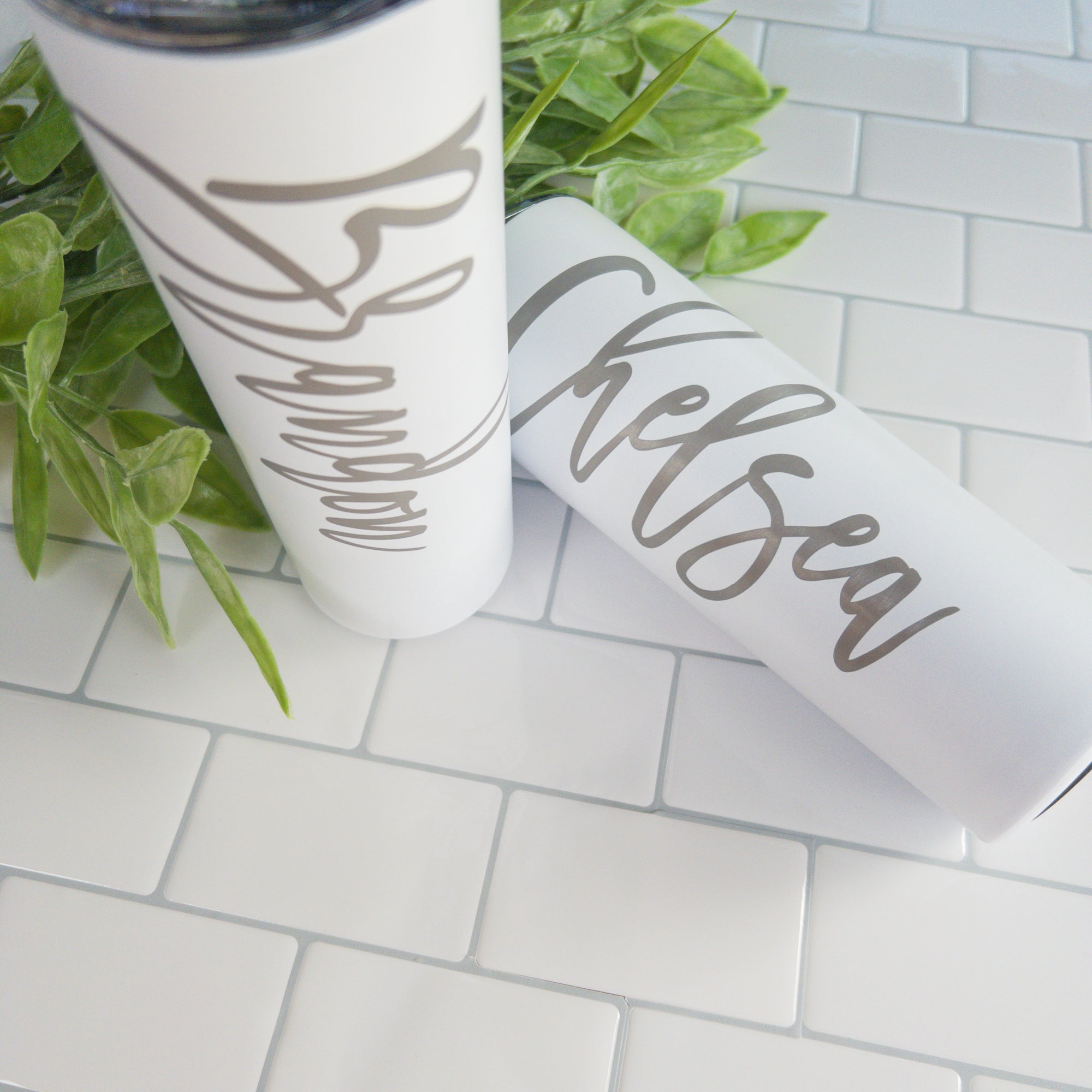 20 oz White Skinny Tumblers: Sleek and Customizable Drinkware for Any Occasion